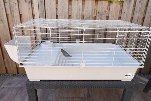 Mooie Z.G.A.N. kooi met huisje,voerbak en hooiruif (L.95 cm), Dieren en Toebehoren, Knaagdieren en Konijnen | Hokken en Kooien