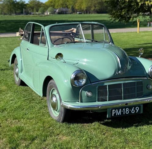 Morris Minor Tourer 1952 Groen, Auto's, Overige Auto's, Particulier, Benzine, Cabriolet, Handgeschakeld, Geïmporteerd, Groen, Overige kleuren