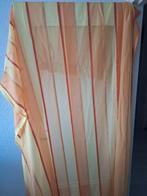 Vitrage, verschillende oranje tinten, Overige kleuren, 200 cm of meer, Ophalen of Verzenden, Zo goed als nieuw