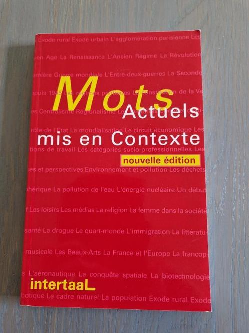 Mot Actuels mis en Contexte Intertaal, Frans, Boeken, Studieboeken en Cursussen, Nieuw, HBO, Alpha, Ophalen of Verzenden