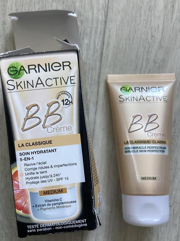 Garnier SkinActive BB Cream Medium, Sieraden, Tassen en Uiterlijk, Uiterlijk | Cosmetica en Make-up, Nieuw, Make-up, Gehele gezicht