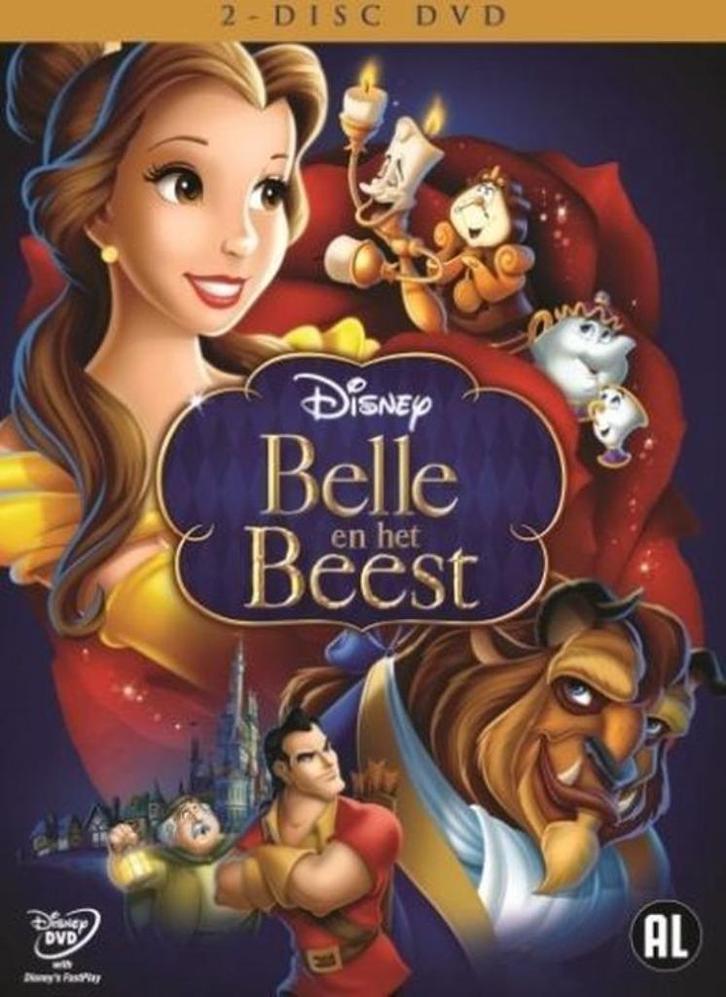 DVD: Disney: Belle en het Beest (2 disc edition), Cd's en Dvd's, Dvd's | Tekenfilms en Animatie, Zo goed als nieuw, Amerikaans