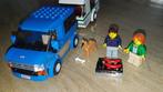 Te koop aangeboden: Lego City,  Blauw busje met caravan, Kinderen en Baby's, Speelgoed | Duplo en Lego, Ophalen of Verzenden, Zo goed als nieuw
