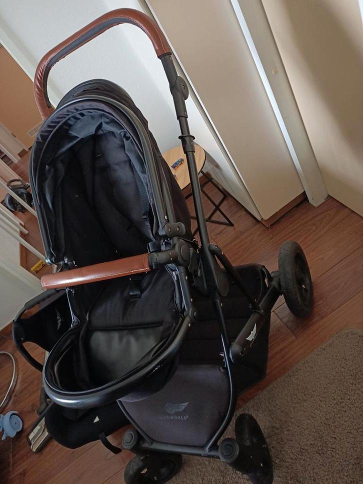 3 in 1 kinderwagen van het merk "slee mobile", Kinderen en Baby's, Kinderwagens en Combinaties, Gebruikt, Overige merken, Luchtbanden