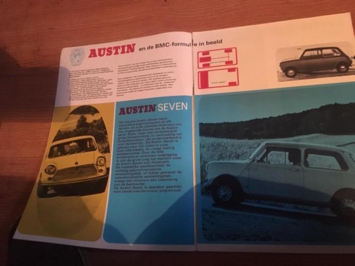 Austin range, 1100, 1300 of Maxi brochure/autofolder '68-78, Boeken, Auto's | Folders en Tijdschriften, Overige merken, Ophalen of Verzenden