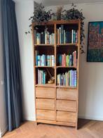 Teak Boekenkast, Huis en Inrichting, Kasten | Boekenkasten, Ophalen, 200 cm of meer, Teakhout, 50 tot 100 cm