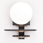 Studio Mippe Sweet #13 See You! Spiegelset met plankje Zwart, Minder dan 50 cm, Rond, Nieuw, Ophalen of Verzenden