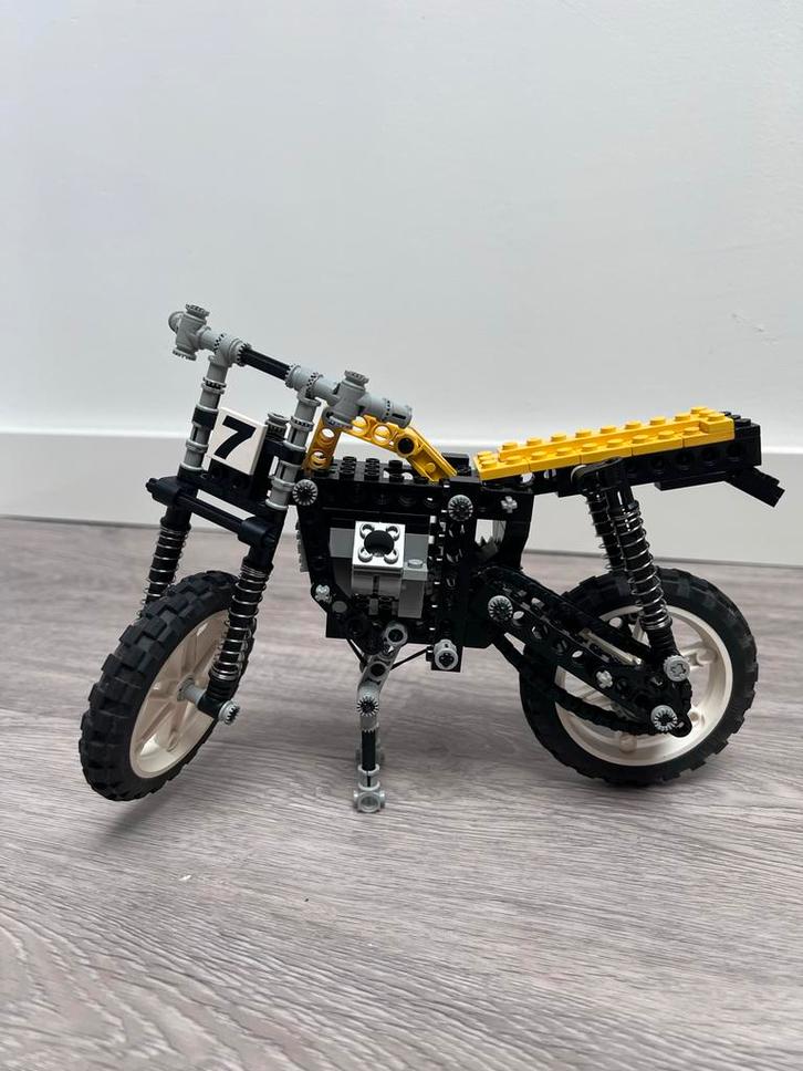 Lego Technic 8838 Crossmotor - Compleet met Instructie, Kinderen en Baby's, Speelgoed | Duplo en Lego, Gebruikt, Lego, Complete set