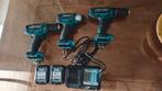 Makita set, Doe-het-zelf en Verbouw, Gereedschap | Boormachines, Ophalen, Gebruikt, Boor- en Schroefmachine