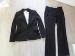 Dames pak Blazer & broek maat 38 merk H&M, zwart met licht k, Kleding | Dames, Jasjes, Kostuums en Pakken, Maat 38/40 (M), H&M