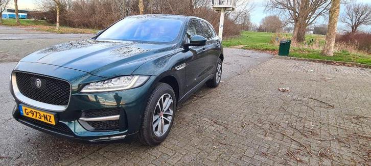 Jaguar F-Pace 2.0 Supercharged 250pk AWD Aut 2017 Groen, Auto's, Jaguar, Particulier, F-Pace, 4x4, ABS, Achteruitrijcamera, Adaptieve lichten