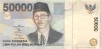 Indonesia 50.000 Rupiah 2003 (on 1999) Unc pn 139e, Ophalen of Verzenden, Zuidoost-Azië, Los biljet