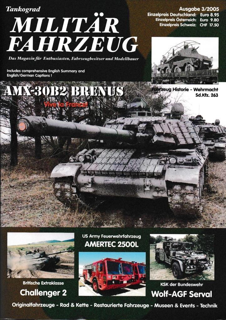 Militärfahrzeug Ausgabe 3/2005, Boeken, Oorlog en Militair, Zo goed als nieuw, Landmacht, 1945 tot heden, Ophalen of Verzenden
