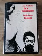 Jean-Paul Sartre - La putain respecteuse + Eugène Ionesco, Gelezen, Fictie, Jean-Paul Sartre, Ophalen of Verzenden
