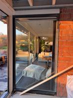 Raamkozijnen en buitendeur, Doe-het-zelf en Verbouw, Kozijnen en Schuifpuien, Gebruikt, Deurkozijn, Inclusief glas, Hout