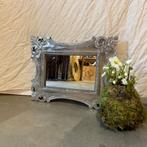 Barok Spiegel - houten lijst - zilver - 45 x 35cm -TTM Wonen, Minder dan 50 cm, Nieuw, Info@ttmwonen.nl, Minder dan 100 cm