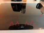 Aeg HK874400FB Inductiekookplaat, Gebruikt, Inbouw, Inductie, 4 kookzones