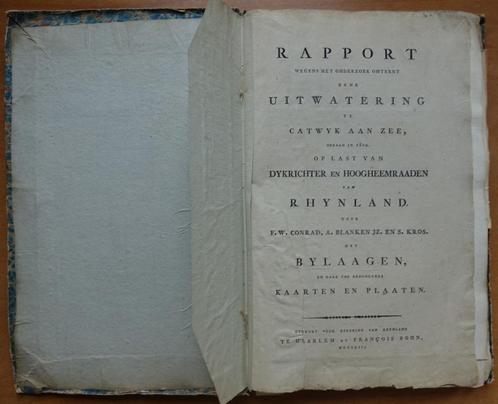 Onderzoek omtrent eene uitwatering te Catwyk aan Zee 1802, Boeken, Geschiedenis | Vaderland, Gelezen, 19e eeuw, Ophalen of Verzenden