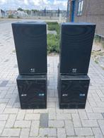 Te koop: DB Technologies DVX D12 set met hoezen, Ophalen, Gebruikt, 500 tot 1000 watt, P.A.