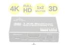 Rde Topic Professionele HDMI-Splitter 2 in 1 met Kabel  € 25, Ophalen of Verzenden, Zo goed als nieuw, Minder dan 2 meter, HDMI-kabel