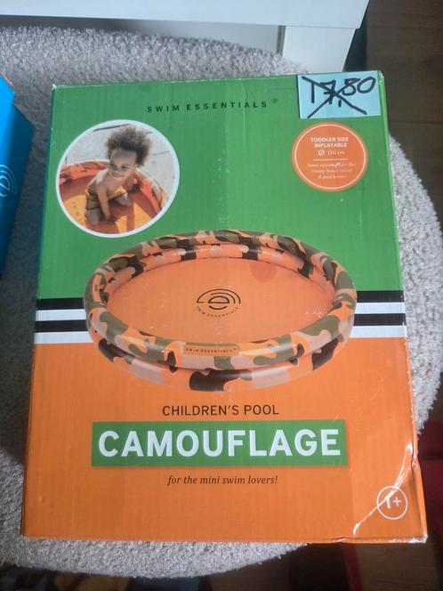 LAATSTE kleine zwembad camouflage 100 cm van 17,50 voor 9,50, Kinderen en Baby's, Speelgoed | Buiten | Opblaasfiguren, Nieuw, Ophalen of Verzenden