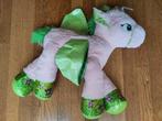 Eenhoorn knuffel - ca. 70 cm - roze met groen, Ophalen of Verzenden, Zo goed als nieuw, Overige typen