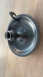Tinnen kaarsenkandelaar ( engeltjes tin ), Antiek en Kunst, Antiek | Tin, Ophalen