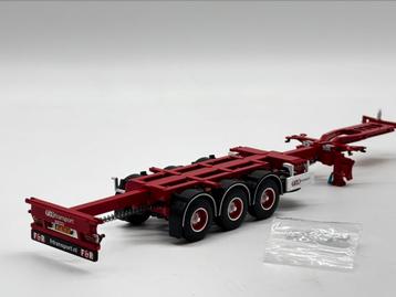 WSI D TEC uitschuifbare container trailer 20 - 40 ft  beschikbaar voor biedingen