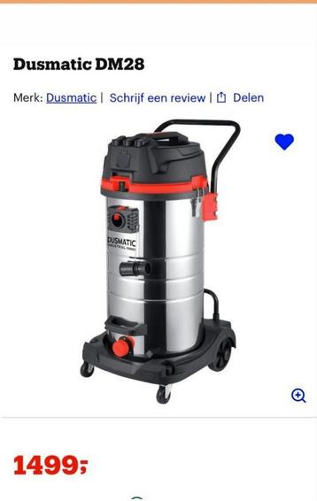 Dusmatic DM36-100L - Industriële Nat- & Droogzuiger - Nieuw beschikbaar voor biedingen