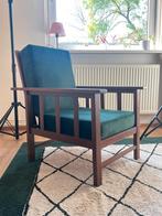 Scandinavische / Deense stoel met nieuwe bekleding, Scandinavisch, Zo goed als nieuw, Hout, Eén