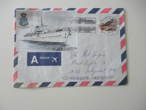 Luchtpost AP957 Kamina, Verzamelen, Militaria | Algemeen, Marine, Overige typen, Nederland, Verzenden