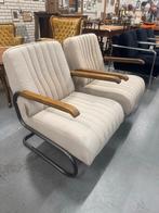 2 Moderne Eleonora Fauteuils - Opknapper, Ophalen, Gebruikt, Minder dan 75 cm, Nvt