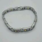 Zilveren Armband met gekleurde stenen 925, Ophalen of Verzenden, Zo goed als nieuw, Zilver, Zilver