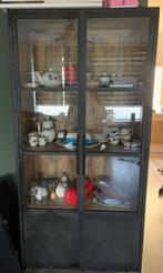 Mangohout vitrinekast, Huis en Inrichting, Ophalen, Overige materialen, 100 tot 150 cm, Mangohout