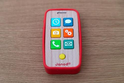 Janod houten speelgoedtelefoon, Kinderen en Baby's, Speelgoed | Houten speelgoed, Zo goed als nieuw, Overige typen, Ophalen