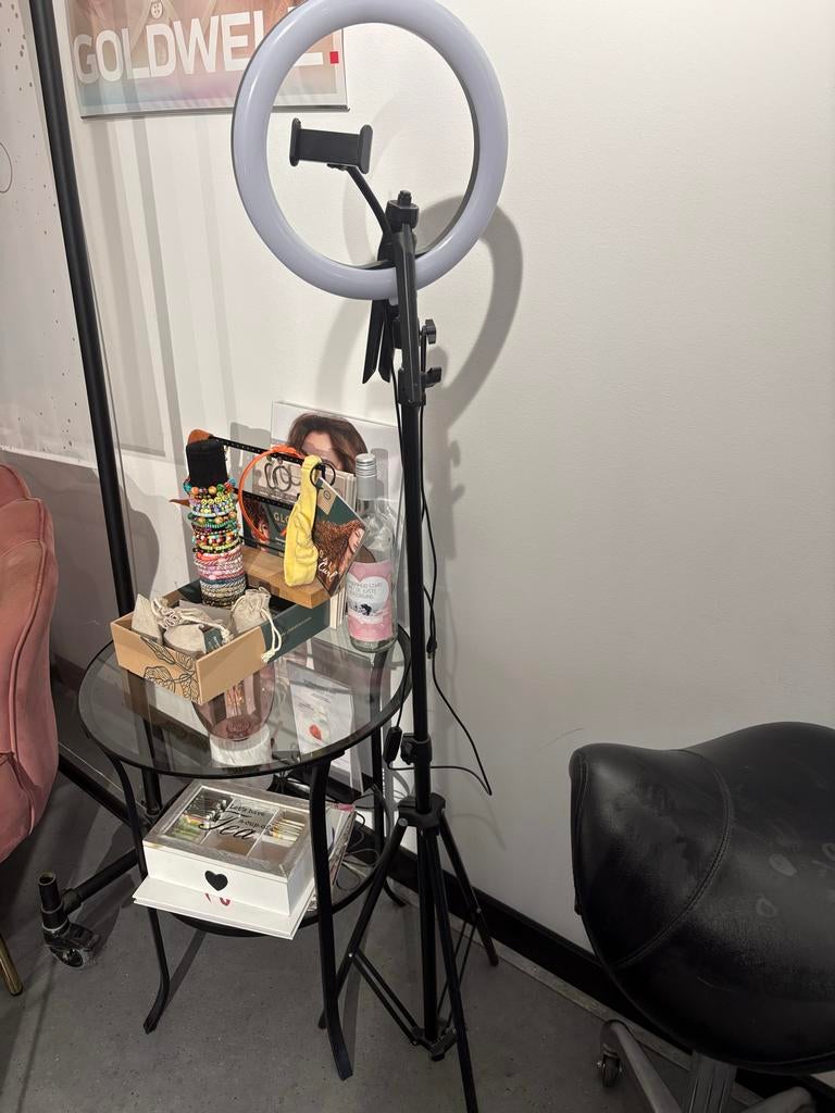 TikTok Vlog Lamp met Statief, Ophalen of Verzenden, Nieuw, Lamp of Flitsset