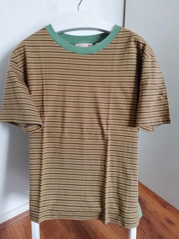 Marni unisex relax-fit short sleeve striped t-shirt. Size L, Kleding | Heren, T-shirts, Nieuw, Maat 52/54 (L), Overige kleuren