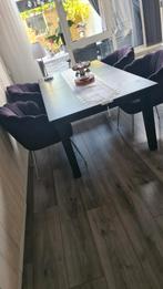 Eettafel met eetkamerstoelen, Huis en Inrichting, Tafels | Eettafels, Ophalen, Gebruikt, 200 cm of meer, 50 tot 100 cm