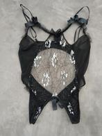 Elegante zwarte body maat S, Onbekend, Verzenden, Zwart, Body of Korset