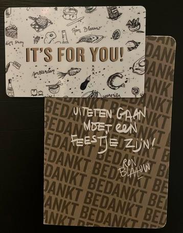 Ron Gastrobar Cadeaubon €250 beschikbaar voor biedingen
