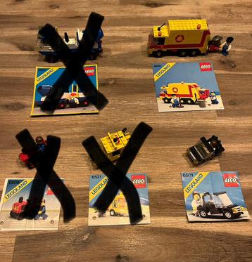 Vintage Lego Sets jaren 80 6501 6521 6608 6682 6693 beschikbaar voor biedingen