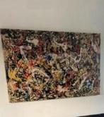 Abstract Schilderij op vinyl van Pollock, Antiek en Kunst, Kunst | Schilderijen | Abstract, Ophalen
