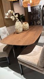 Eetkamertafel echt eik houten deens ovaal, Ophalen, Nieuw