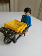 playmobil, Vintage 3369, boer met kruiwagen kar-markt-boerde, Ophalen of Verzenden, Zo goed als nieuw