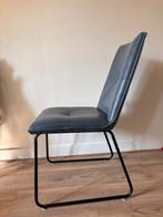 6 Grijsblauwe Stoelen in Goede Staat - merk RV Design, Huis en Inrichting, Stoelen, Ophalen, Gebruikt, Metaal, Grijs