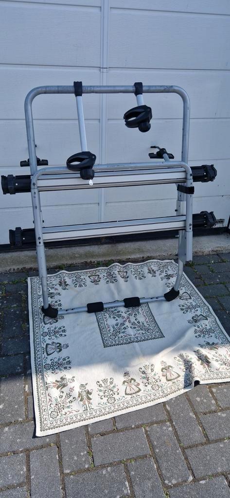 Thule backpack 973 Achterklep Qashqai/ Octavia/Tiguan Golf V, Auto diversen, Fietsendragers, Gebruikt, Achterklepdrager, 2 fietsen