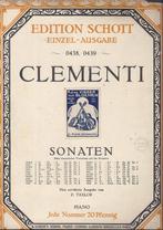 Bo663 bladmuziek clementi sonaten, Ophalen of Verzenden, Gebruikt, Artiest of Componist, Klassiek