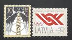 Letland 1997 Kerst & Olympisch Comite 2 zegels postfris, Verzenden, Overige landen, Postfris