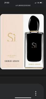 Armani Si intense edp 100ml, 2014 discontinued,rare,zeldzaam, Ophalen of Verzenden, Nieuw