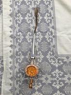 Prachtige Goud Kleurige Deuk Piek Met Tinsel, Diversen, Kerst, Ophalen of Verzenden